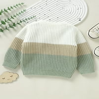 Amiliee bebe dječaci Djevojke topli pleteni džemper puloveri dugim rukavima na dugim rukavima jesen