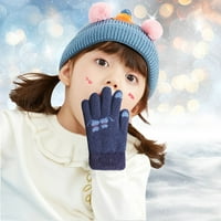 Rukavice rukavice za rukavice Pletene djece prstom crtane tople zimske rukavice Rukavice pune djevojke