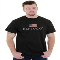 Kentucky Pride Američka zastava KY USA muške grafičke majice Tees Brisco Brends S