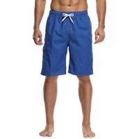 Iopqo muške kratke hlače za kuhanje za muškarce za muškarce muške plipe za plivanje s mrežom i pločom na plaži kratke hlače sa džepovima Teretne kratke hlače za muškarce tamno plave 3xl