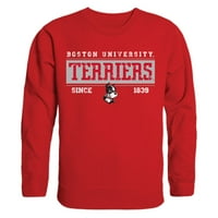 Univerzitetski terijeri u Bostonu osnovali su džemper sa puloverske duksere Crewneck crvena xx-velika