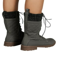 Žene Ležerne prilike, čizme s niskim potpeticama Zimske cipele sa niskim potpeticama Zimske patentni