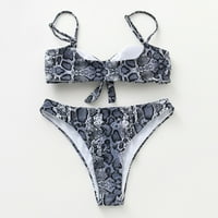 Ženski kupaći kostimi Tummy Control Plus Size Svojci kupaćih komisija Fashion Leopard Ispis Sexy Sling