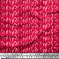 Dijagonalna linija tkanine Soimoi Velvet Mali otisak šivaći dvorište tkanine