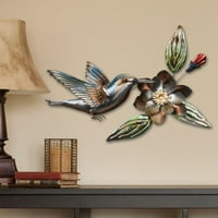 Zidni dekor metalik hummingbird