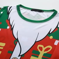 Avamo Muške Xmas majice s dugim rukavima Božićna majica lažna dva muns comfy pulover plaža TEE poklon