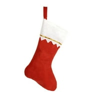 Creative Xmas Čarape Božićne ukrase Torbe Čarape Lijepa bombona za vješanje Ornament Red