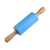Drvena ručka silikonski valjci Rolling Pin Kid Kithing Kuhing Tool za pečenje