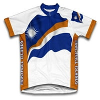 Ostrva Marshall Otoci zastava kratki rukav biciklistički dres za žene - Veličina XL