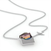 Ogrlica za zaključavanje Retro dizajna Budd Lake u srebrnoj koverti Neonblond