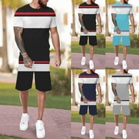 Muške odjeće Sportska majica Fit Trkene klasične kratke hlače Ispisano TrackSuits Mesh Odjeća Pješačenje