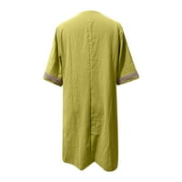 WHLBF Ženska haljina za čišćenje ispod $ Ljetnog vremenskog proljeća i čvrsta boja Sling Džepne haljine