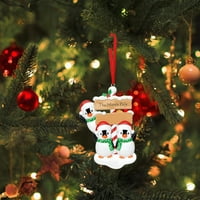Božićni privjesak Set Božićno drvsko viseći privjesak Ornament Božićni Elks Božićna stabla ukrasi ukrasi