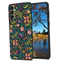 Boemian-Bright-Colorful-Coliage-Boho-Prilično-cvjetna-umjetnička-telefonska futrola, deginirana za Samsung