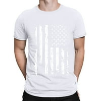 polo majice za muške ljeto 3D digitalne tisak dana za neovisnost u kratkim rukavima