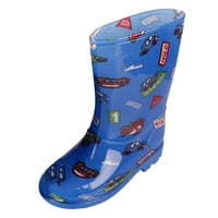 DMQupv Ljetne čizme za djevojke Rain Boots kratke kišne čizme za Toddler Lako na laganim silikonskim
