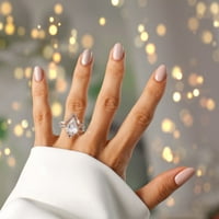 Pgeraug Pokloni za žene Set v Shaping Rhinestone Diamond Rings Fashion Full Diamond circon prsten ženski