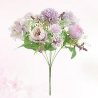 7-podružnica simulirana pojedina božurna veštačka cvjetna paketa Fotografija za buket Početna ured vjenčanica