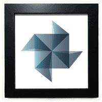 Origa Windll Geometrijski oblik Crni kvadratni okvir Slika zidna stola