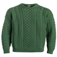 Boyne Valley pletena muške merino vune tradicionalni džemper napravljen u Irskoj