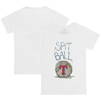 Mladi maleni otvor bijeli Texas Rangers pljuvačka majica