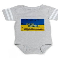Cafeprespress - molite se za Ukrajinu duksericu - slatka nogometna bodić za bebe