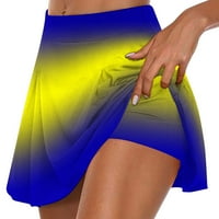 Okbop Atletski kratke hlače za žene Ljetne naborane suknje za tenis Athletic Stretchy kratki joga lažne