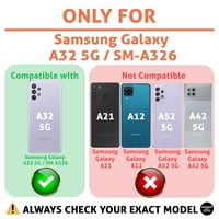 Razgovor s tankom slučaju kompatibilan za Samsung Galaxy A 5G, zaštitni ekran stakla ukljn, ispis kobasica,