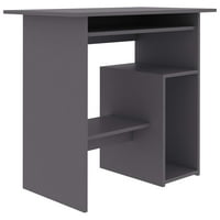 Vidaxl Desk siva 31.5 x17.7 X29.1 Dizajnirano drvo