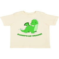 Inktastični tatin lil 'zmaj slatki zeleni zmaj poklon malih dječaka majica ili majica mališana