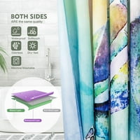 Shiny snova tiskana za zavjese sa burdom vodootporna zavjesa sa kukom kupatila ukrasna zavjesa 3D zastori