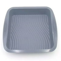 PAWRANP silikonska kvadratna torta, netaknuti jednostavan izdanje otporan na toplinu otporna na toplinu,