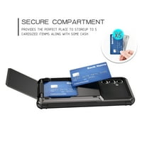 Samimore za Samsung Galaxy A 5G 6.6 , otporan na udarce Resisatnt Flip kartici nosač novčanik jačajte