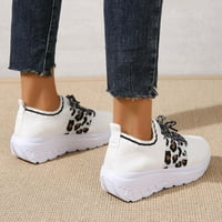 Udobne cipele za hodanje Ženske natike Okrugli nožni prst Slip-On Flat Cipele Proljeće i ljetne povremene