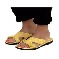 Sanviglor Women Guatni papuče klizne na klin sandale polka dot slajds home modne prozračne ležerne cipele
