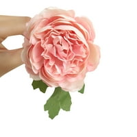 Labakihah Artificial Western Rose Flower Peony Bridal Buket Vjenčanje Domaći dekor PK Božićni ukrasi