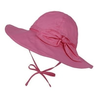FVWitlyh opremljeni bejzbol kape za dječake Kid's Solid Sun Hat Wide Brim UPF 50+ kapu za dječake Toddler