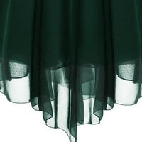 Zunfeo ženska casual haljina-posada izrez Fit & Flare haljina srednja haljina dugih rukava Gotic Seksi