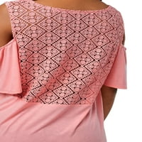 Žene bez letnjeg ramena V-izrez ljetna ramena s majicama