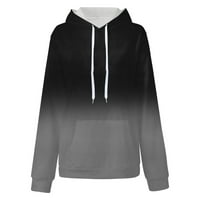 Kali_store zip up hoodie ženske kapuljače Žene Slatki uzorak Ispiši sportska odjeća Topli džemper vrhovi