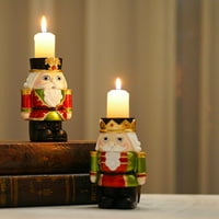 Božićne tealight držač za svijeće Resin orah za orah čaj svijeće svijeće svijeće svijećnjaka za svijeće kućni stol ukrasi kuhinje