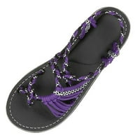 Sandale za žene konop za Flip Flops Gladiator Beach Papuče cipele
