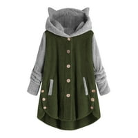 Novi proizvodi Zimski kaputi za žene Ženske jakne Sale Sale Women gumeni kaput patchworl vrhovi pulover