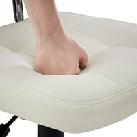 Tkanina uredska stolica, tapecirana posteljina ergonomska stolica sa naslonom, moderna stolica za vanjsku