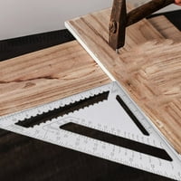 HunterMoon aluminijski metrički trokutni ravnala kvadrata za drvene alate brzina kvadratni kutni prenosni