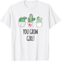 Grovite djevojku majicu smiješne vrtlare cvijeće sočno majica za kaktus