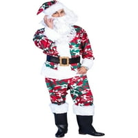 Odrasli Božić Santa Claus odijelo za muškarce za muškarce Podesite prazničnu zabavu Cosplay odjeća
