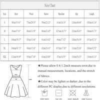 Haljine za žene ženski a-line s dugim rukavima V-izrez grafički otisak srednje dužine casual modne a-line