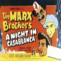 Noć u Casablanci od vrha do dna: Groucho Mar Harpo Mar Chico Mar Movie Poster Masterprint