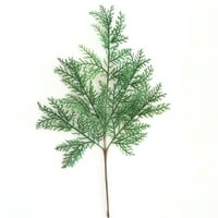 Simulacija Pine Cypress Kratki grana Život Cypress ostavlja ukrase umjetne grane DIY dodaci za svadbenu